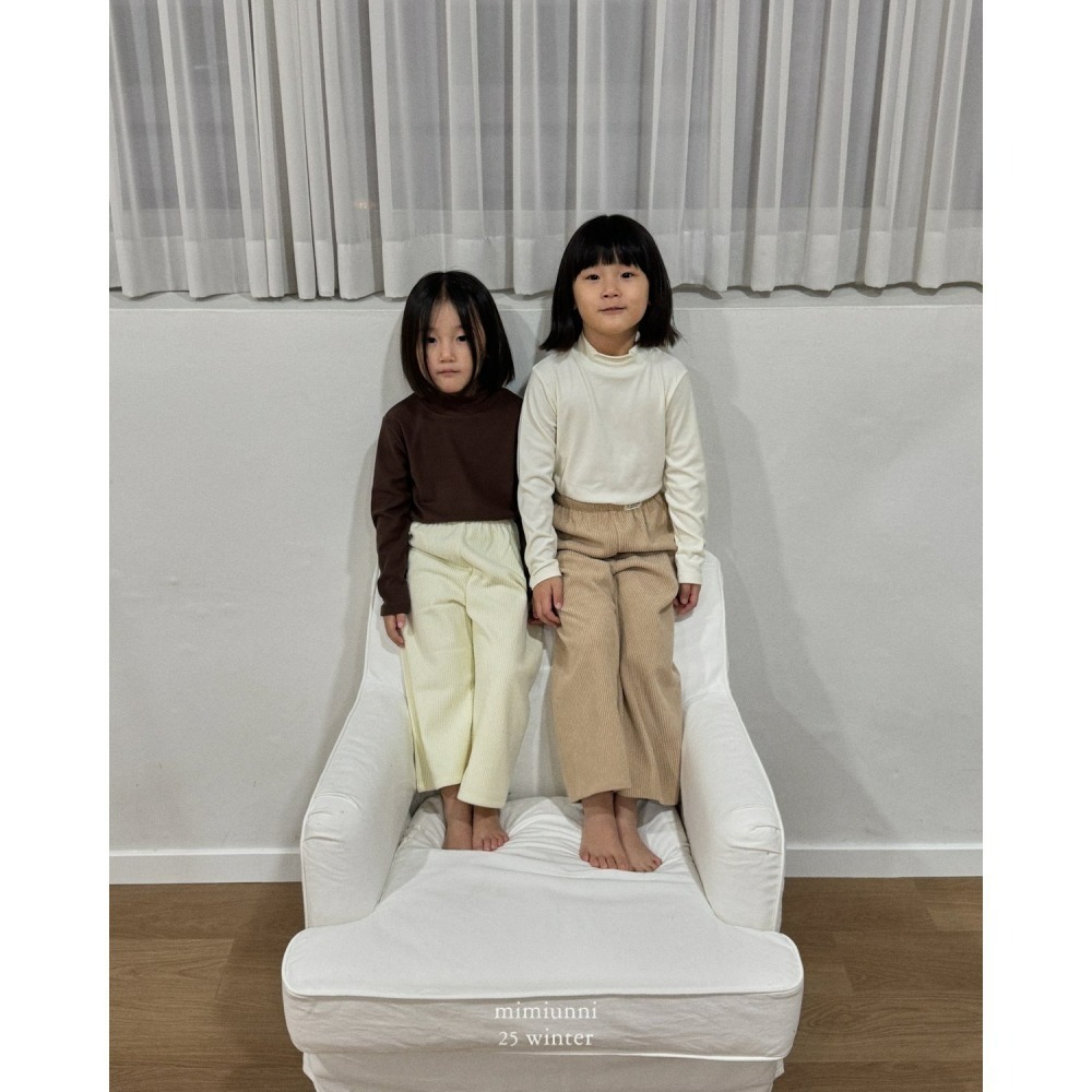 韓國製 mimiunni 冬季高領內搭上衣 1+1(雙數下單)-細節圖3