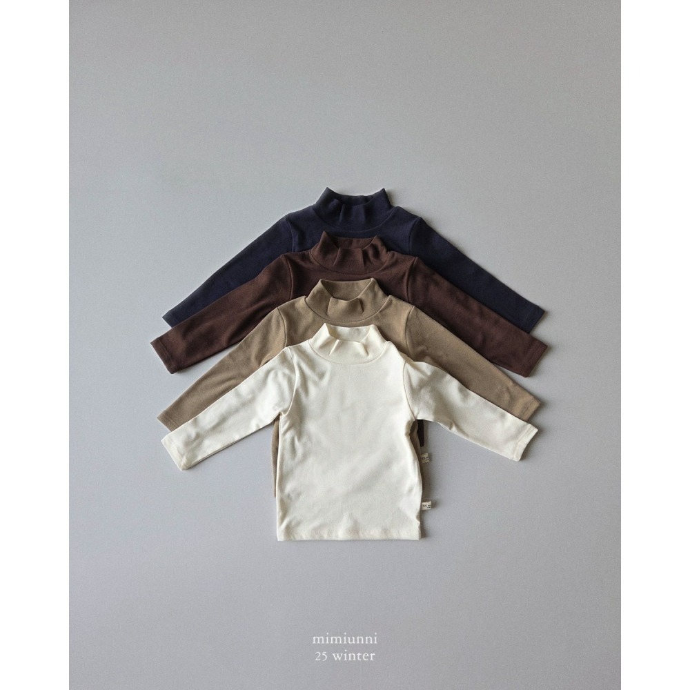 韓國製 mimiunni 冬季高領內搭上衣 1+1(雙數下單)-細節圖4