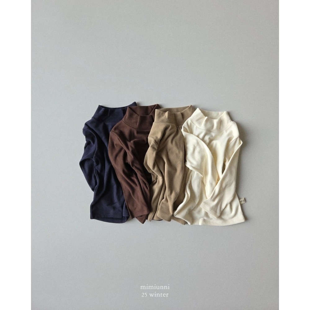 韓國製 mimiunni 冬季高領內搭上衣 1+1(雙數下單)-細節圖7