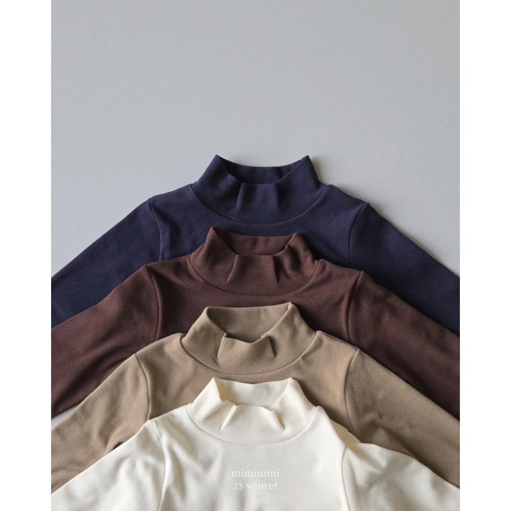 韓國製 mimiunni 冬季高領內搭上衣 1+1(雙數下單)-細節圖9