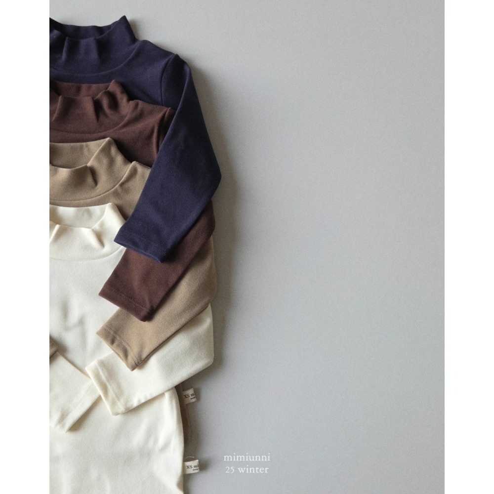 韓國製 mimiunni 冬季高領內搭上衣 1+1(雙數下單)-細節圖10