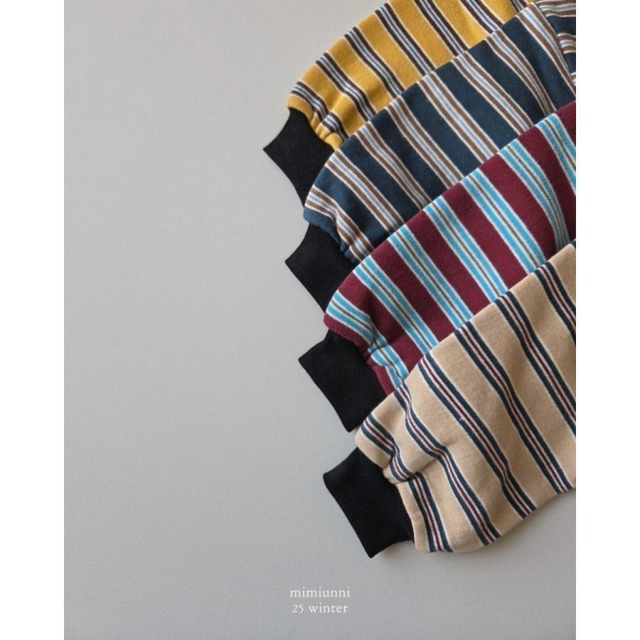 韓國製 mimiunni 冬季條紋上衣1+1 (雙數下單)-細節圖6
