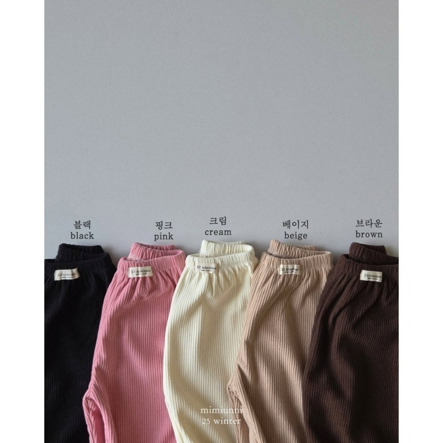 韓國製 mimiunni 冬季燈芯絨褲 1+1 (雙數下單)-細節圖3