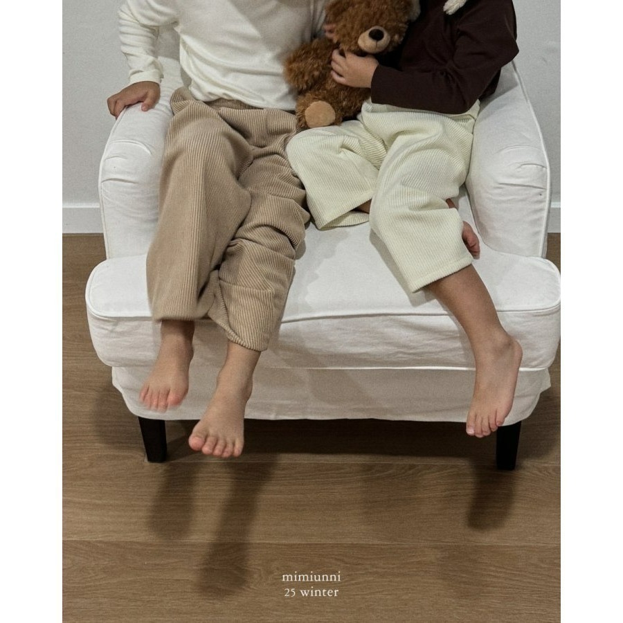韓國製 mimiunni 冬季燈芯絨褲 1+1 (雙數下單)-細節圖7