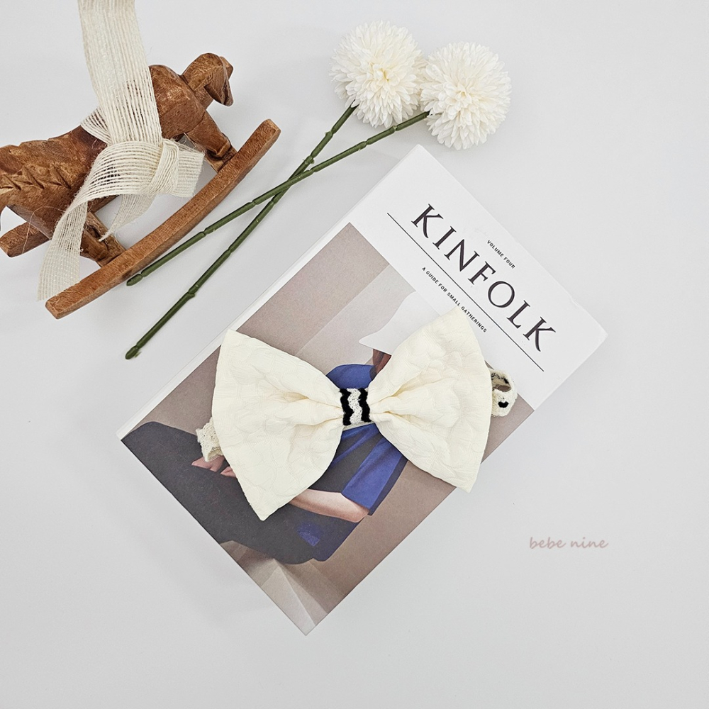 Bebenine  髮飾 베베나인 헤일리리본밴드-細節圖11