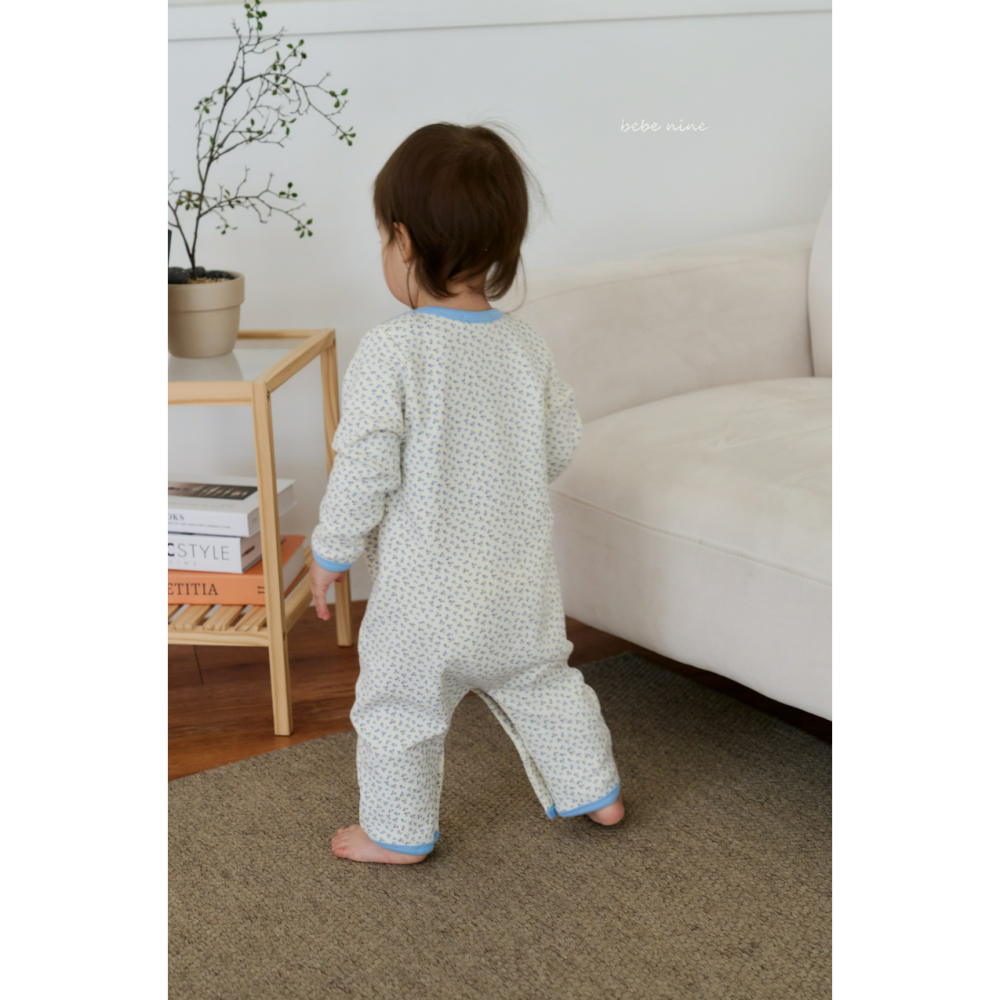 Bebenine 包屁衣 베베나인 플라워실내복슈트-細節圖5