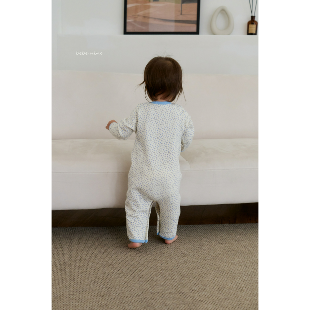 Bebenine 包屁衣 베베나인 플라워실내복슈트-細節圖6