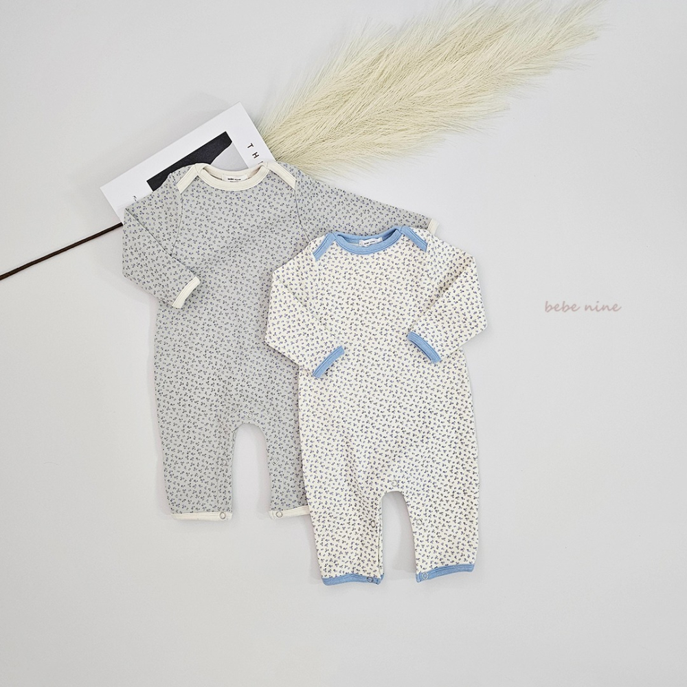 Bebenine 包屁衣 베베나인 플라워실내복슈트-細節圖8