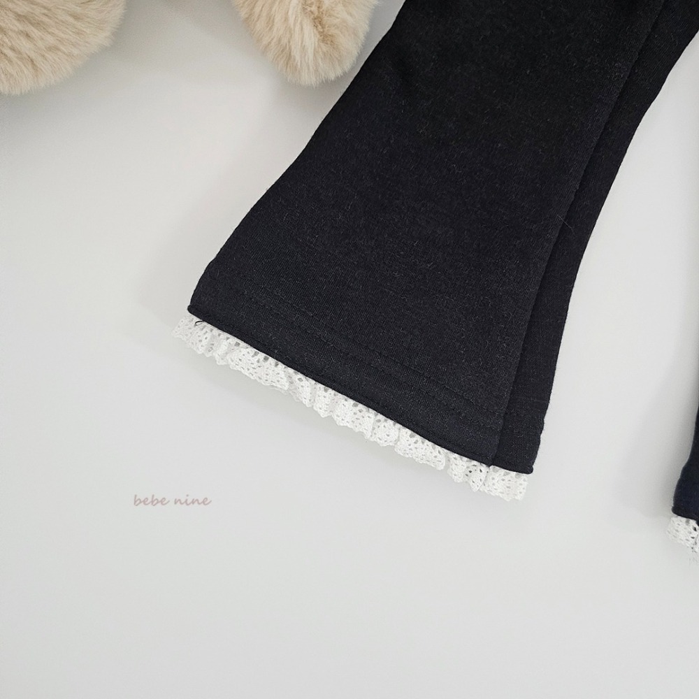 Bebenine 褲子 베베나인 프릴기모나팔팬츠-細節圖8