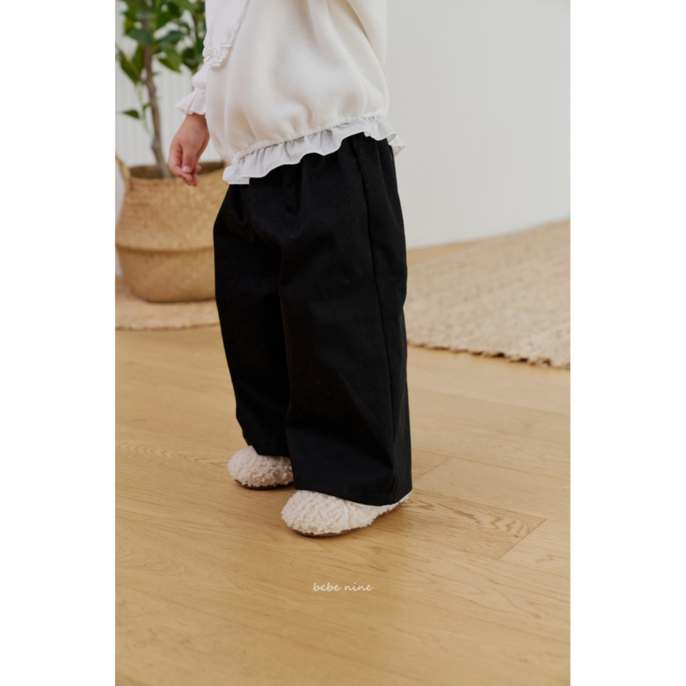 Bebenine 褲子 베베나인 코튼루즈팬츠-細節圖3