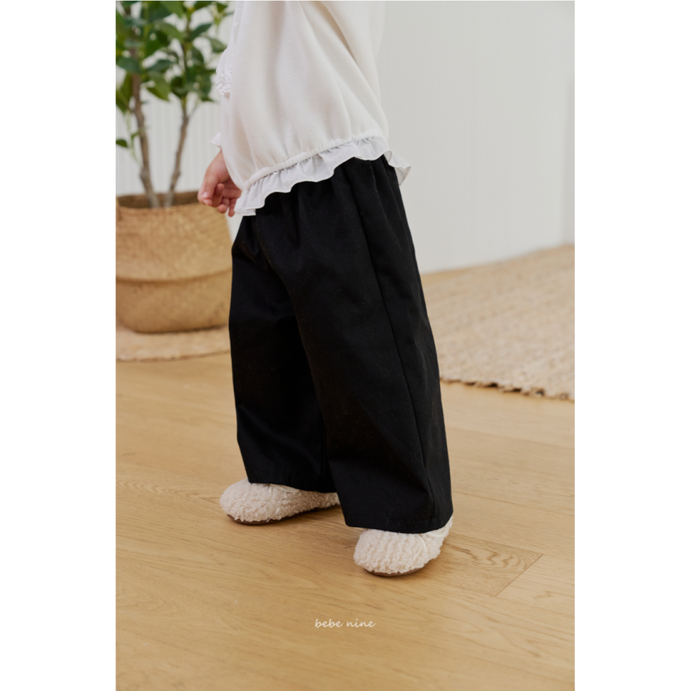 Bebenine 褲子 베베나인 코튼루즈팬츠-細節圖4