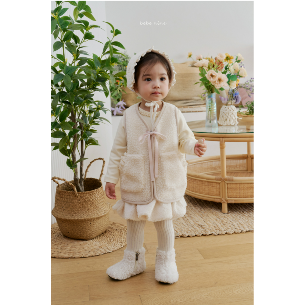 Bebenine 髮飾 베베나인 윈터레이스귀도리-細節圖6