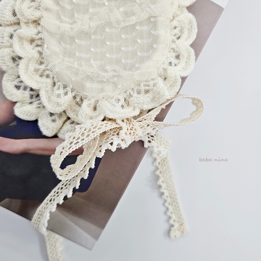 Bebenine 髮飾 베베나인 윈터레이스귀도리-細節圖10