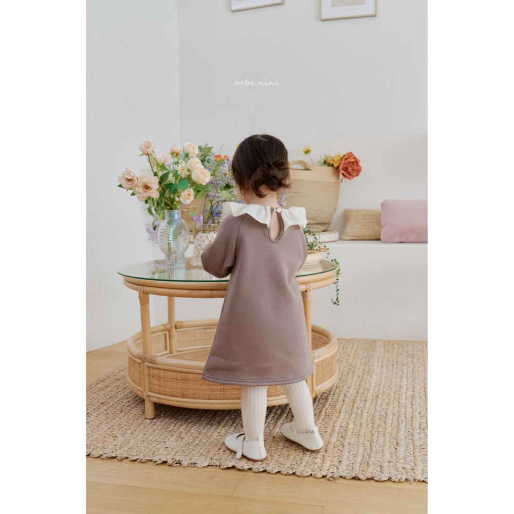 Bebenine 洋裝 베베나인 세이지프릴원피스-細節圖3