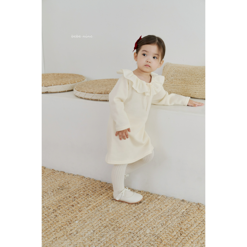 Bebenine 洋裝 베베나인 세이지프릴원피스-細節圖4