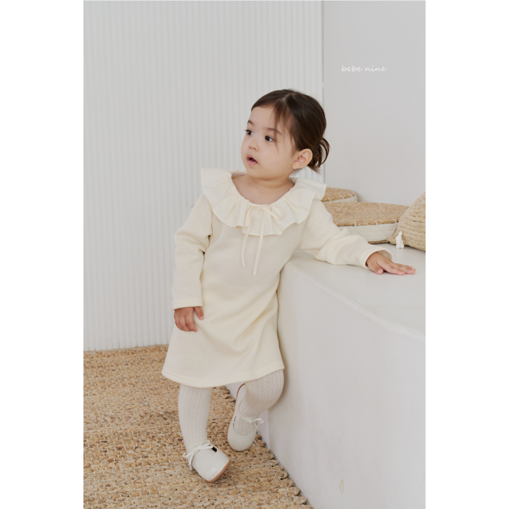 Bebenine 洋裝 베베나인 세이지프릴원피스-細節圖5