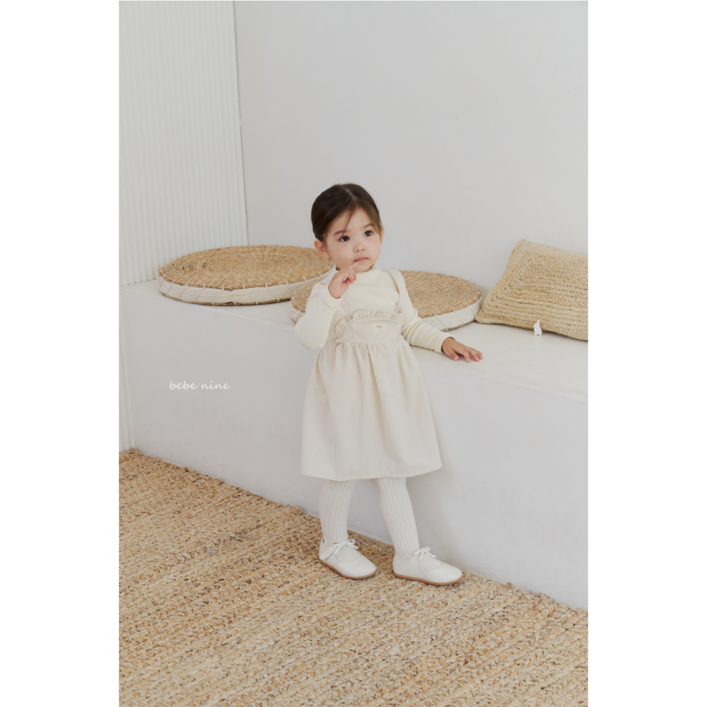 Bebenine 洋裝 베베나인 봉봉멜빵원피스-細節圖5