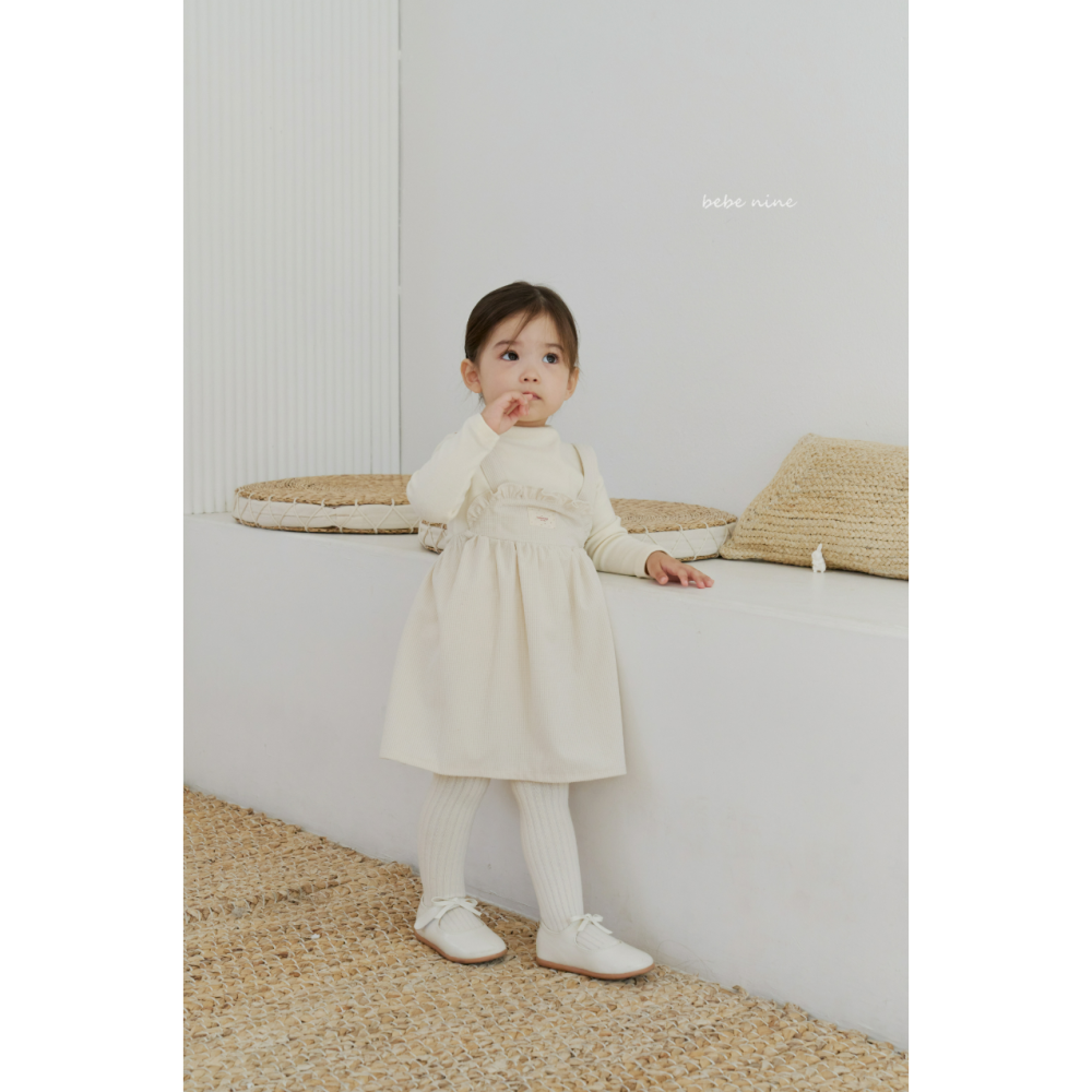 Bebenine 洋裝 베베나인 봉봉멜빵원피스-細節圖6