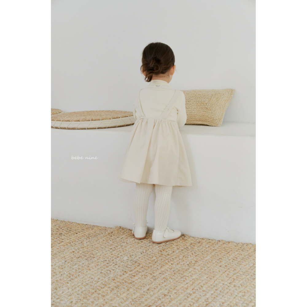 Bebenine 洋裝 베베나인 봉봉멜빵원피스-細節圖7