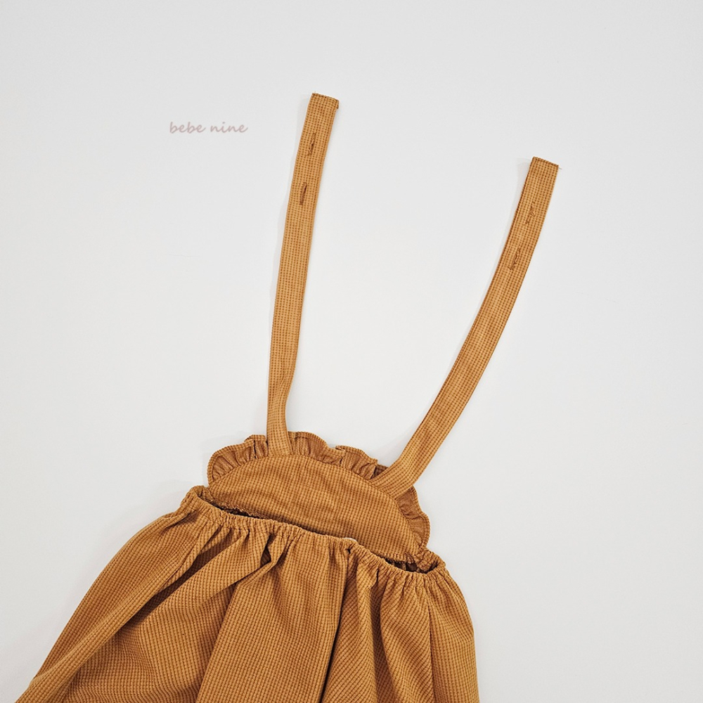 Bebenine 洋裝 베베나인 봉봉멜빵원피스-細節圖10