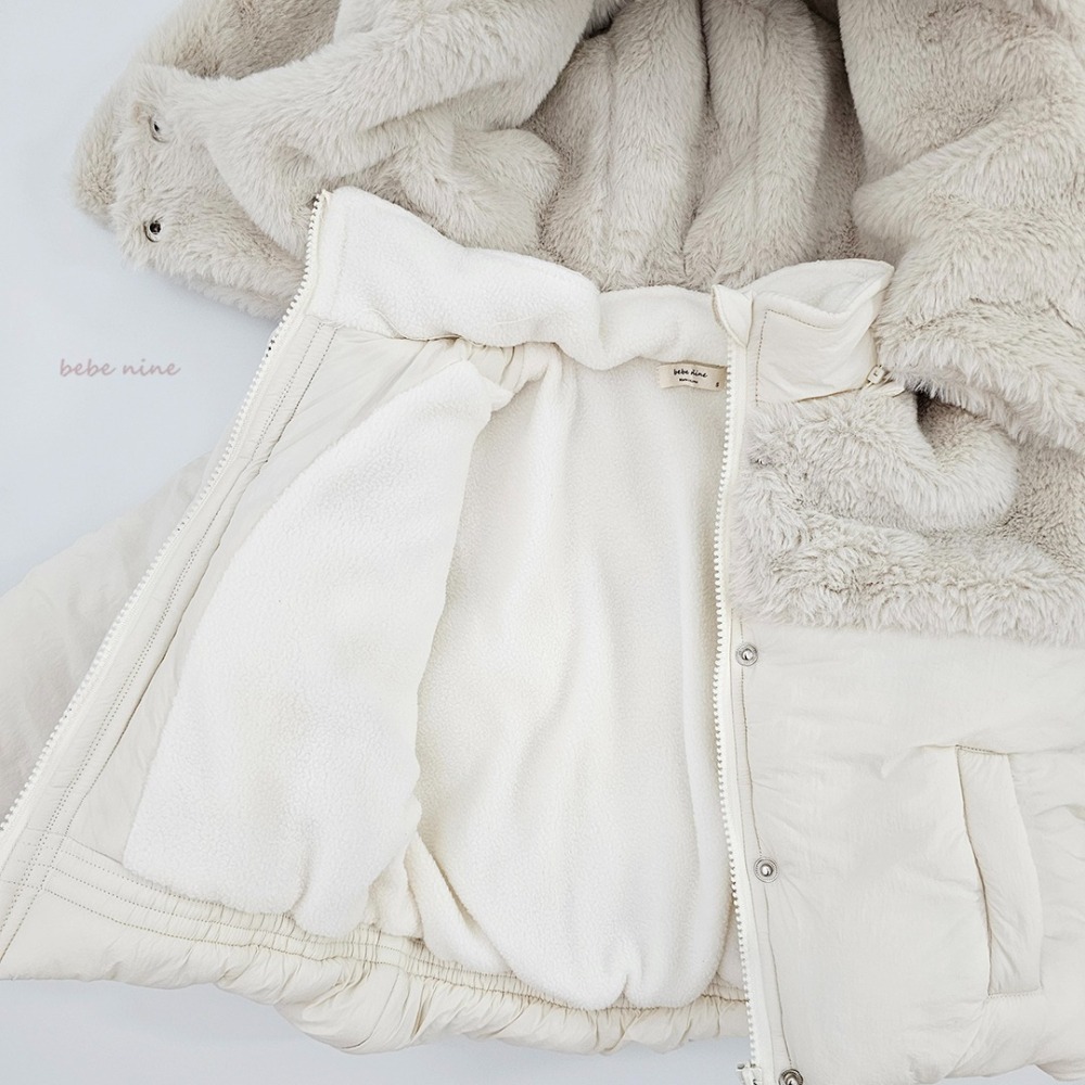 Bebenine 外套 베베나인 바니후드패딩-細節圖10