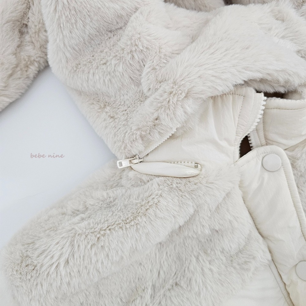 Bebenine 外套 베베나인 바니후드패딩-細節圖11