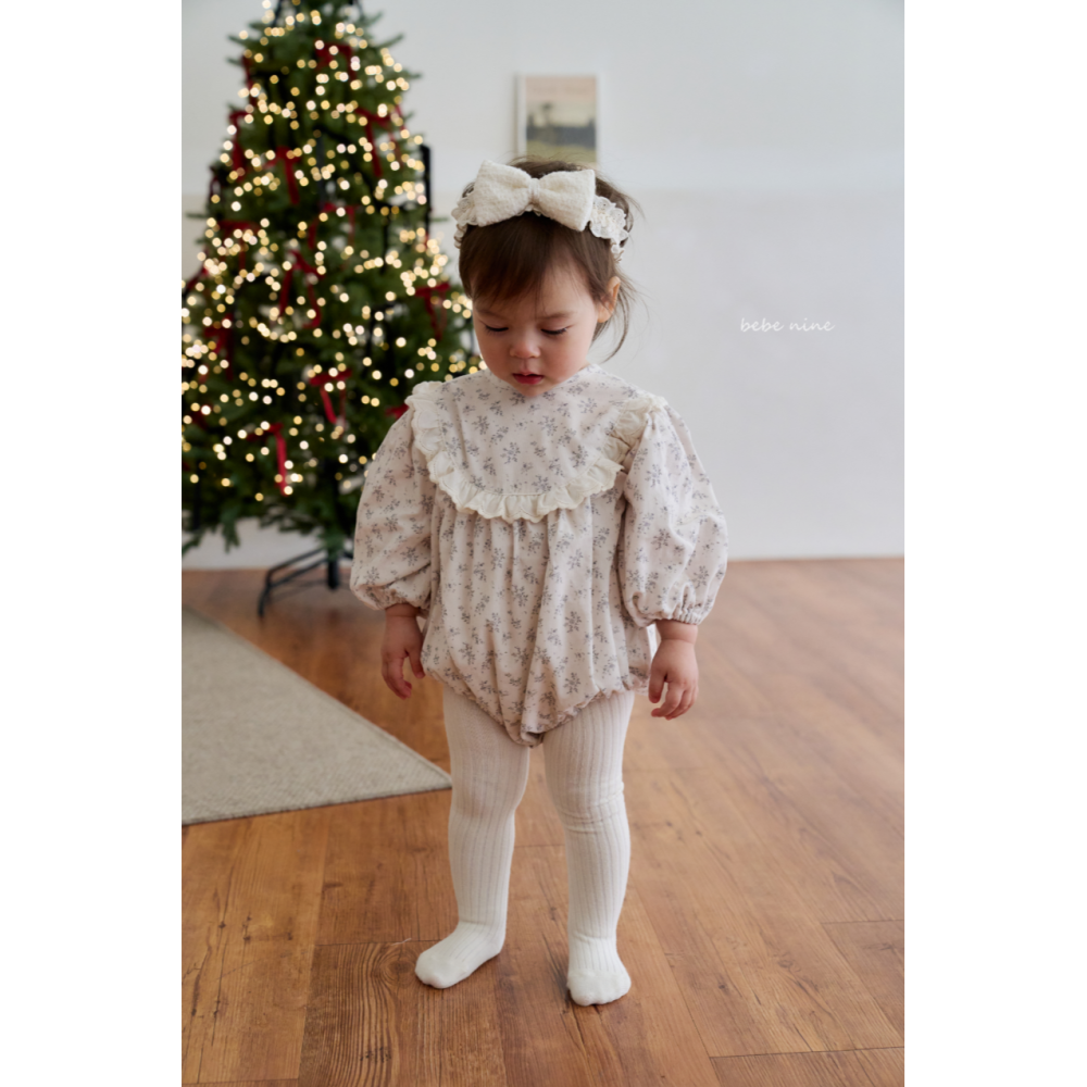 Bebenine 包屁衣 베베나인 로젤플라워슈트-細節圖3