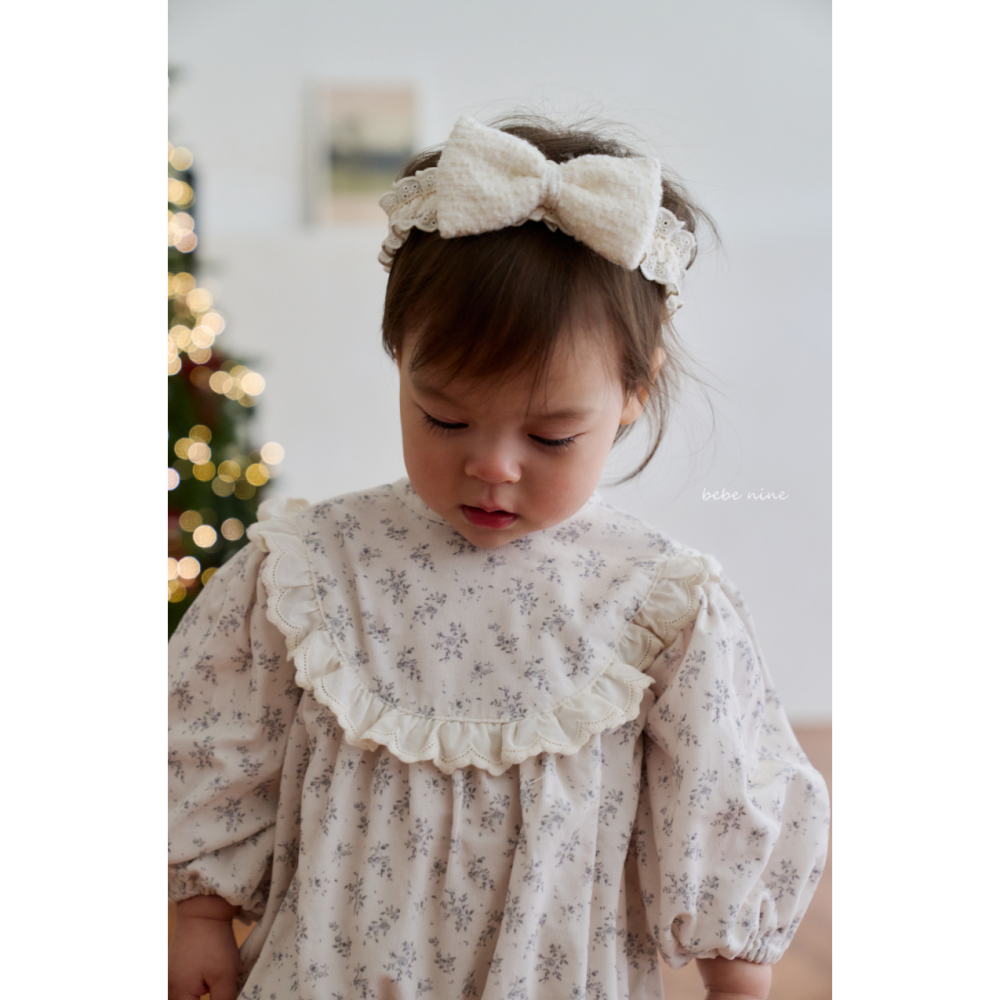 Bebenine 包屁衣 베베나인 로젤플라워슈트-細節圖4