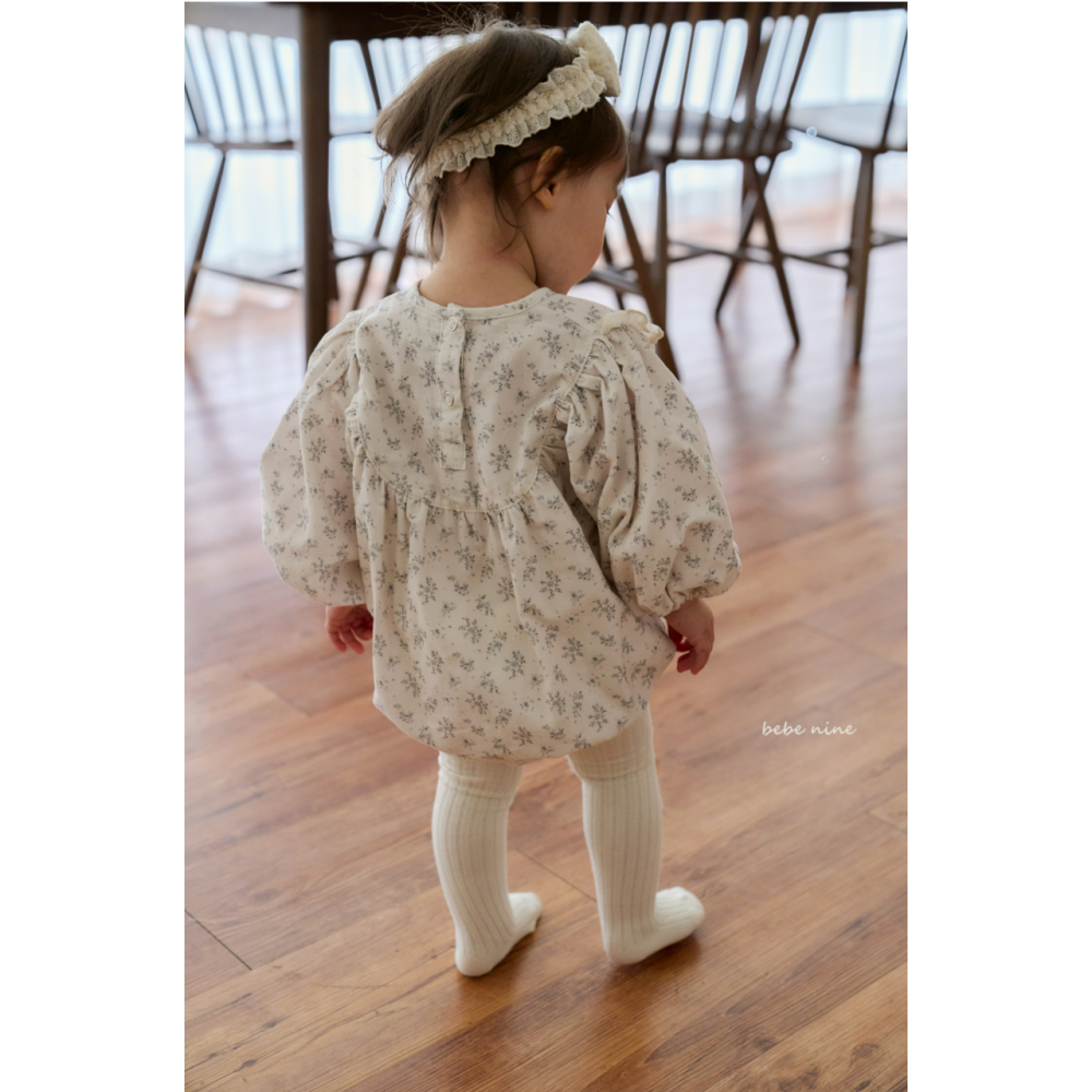 Bebenine 包屁衣 베베나인 로젤플라워슈트-細節圖5