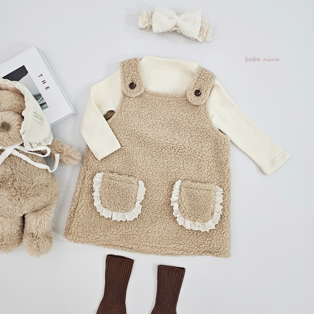 Bebenine 洋裝 베베나인 덤블멜빵원피스-細節圖11