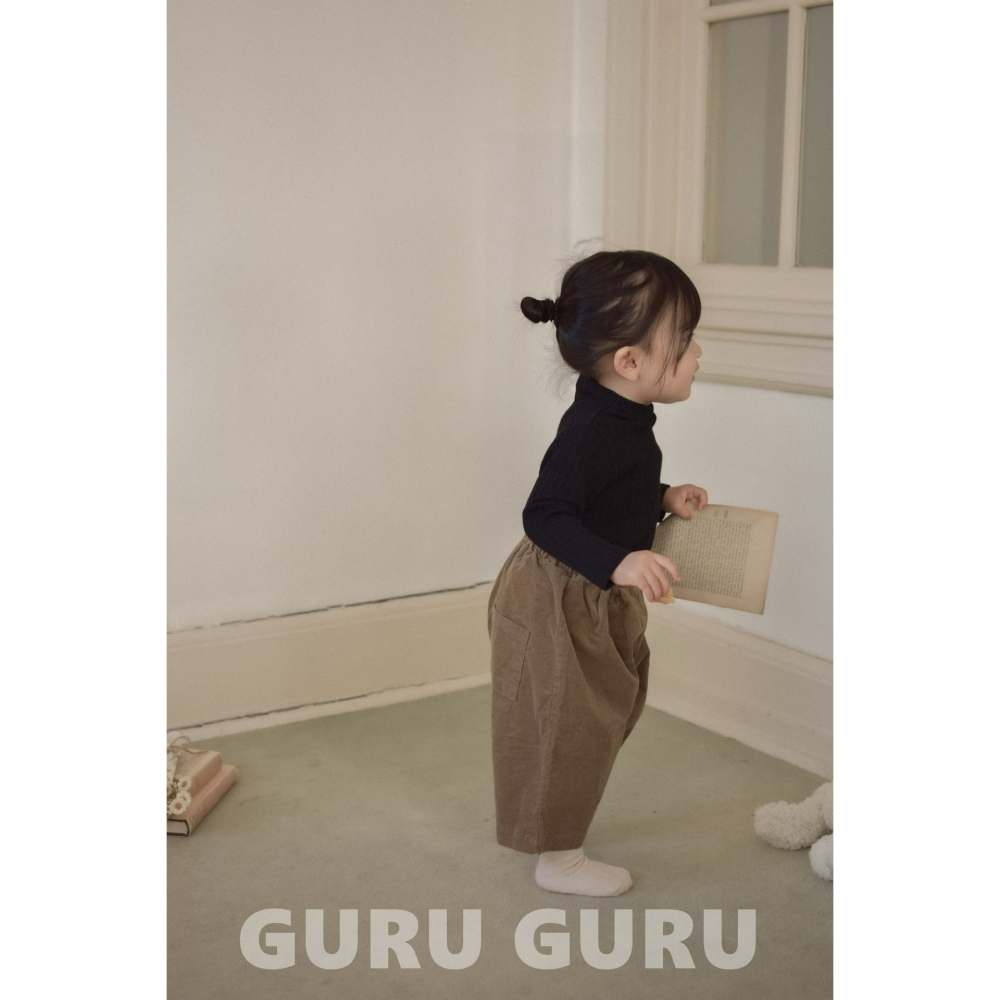 Guruguru 褲子 구루구루 골덴우드팬츠-細節圖2
