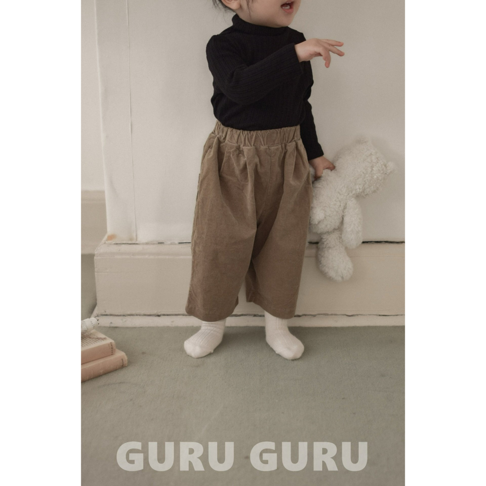Guruguru 褲子 구루구루 골덴우드팬츠-細節圖3