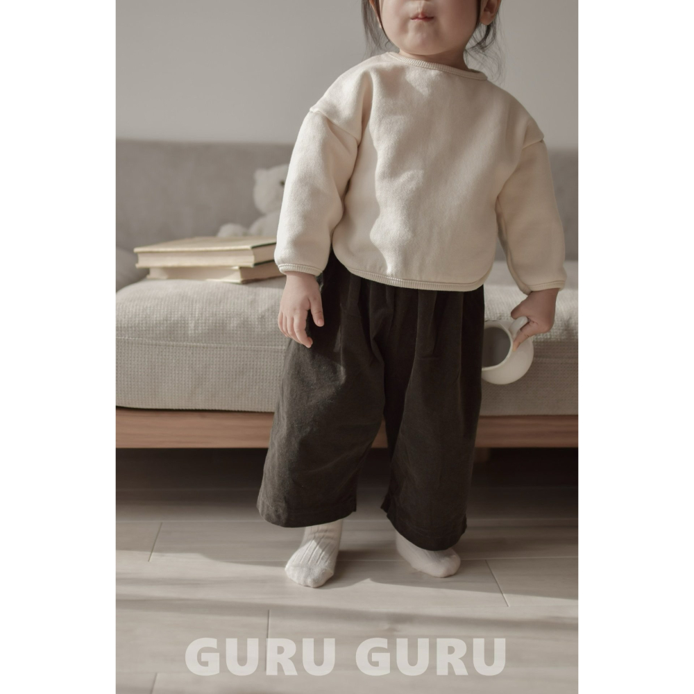 Guruguru 褲子 구루구루 골덴우드팬츠-細節圖5