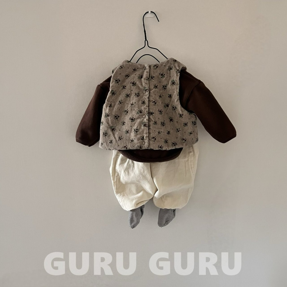 Guruguru 背心 구루구루 골덴조끼-細節圖2