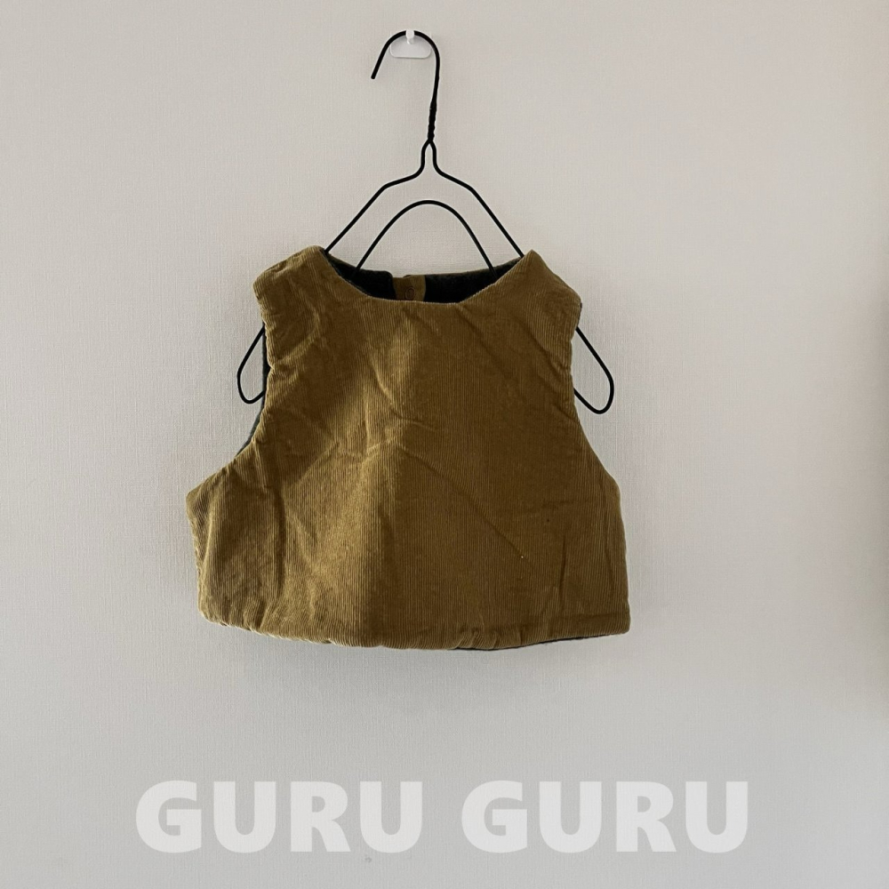 Guruguru 背心 구루구루 골덴조끼-細節圖4