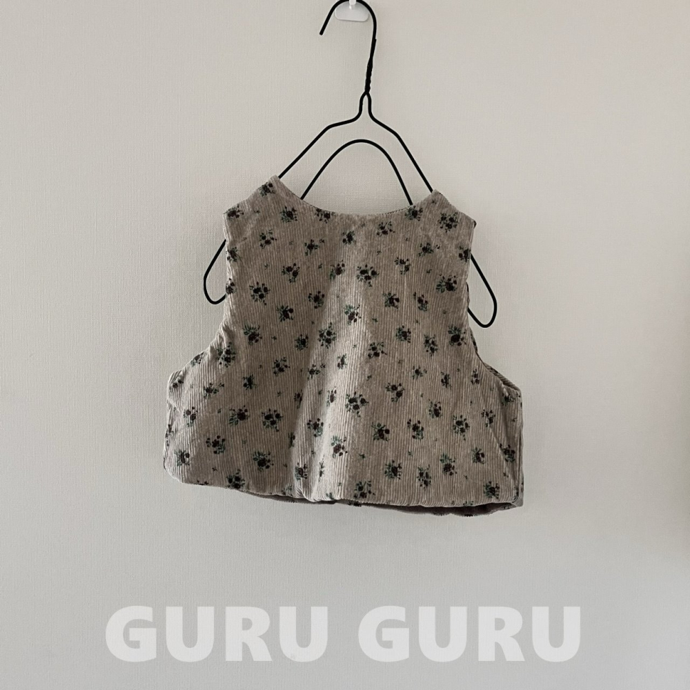 Guruguru 背心 구루구루 골덴조끼-細節圖8