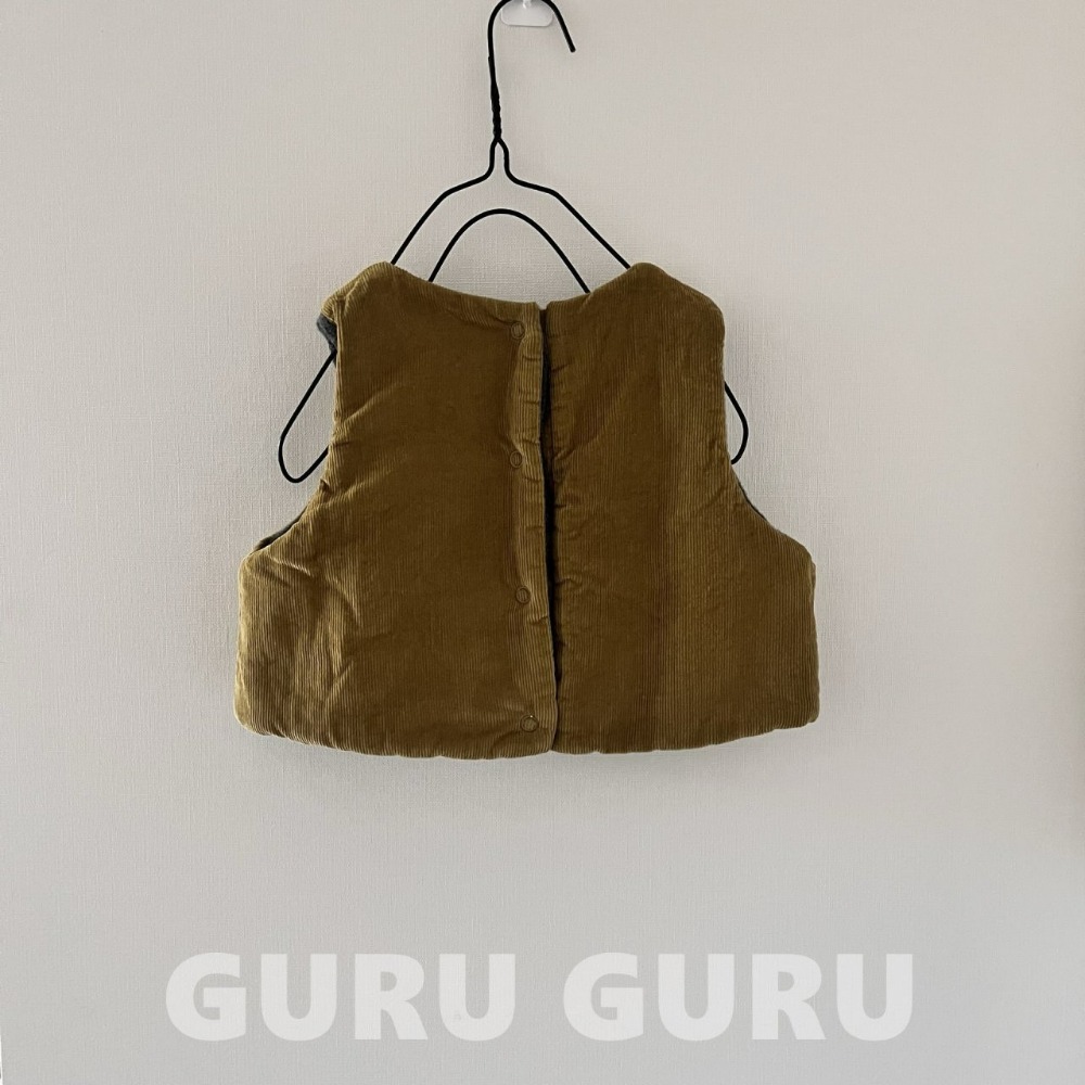 Guruguru 背心 구루구루 골덴조끼-規格圖11