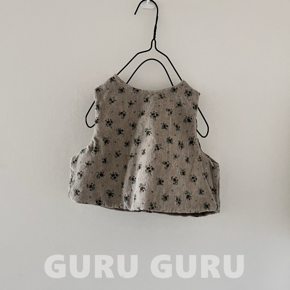 Guruguru 背心 구루구루 골덴조끼-規格圖11