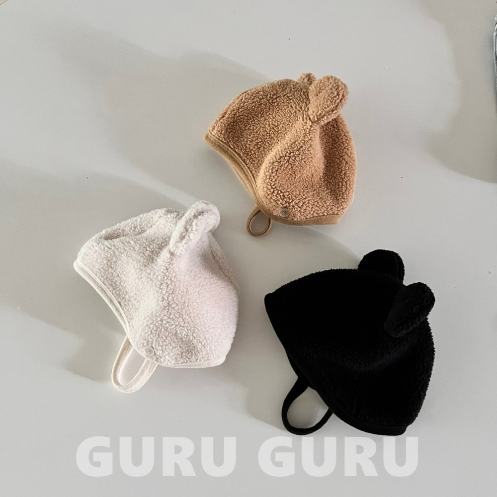 Guruguru 帽子 구루구루 곰돌이햇-細節圖11
