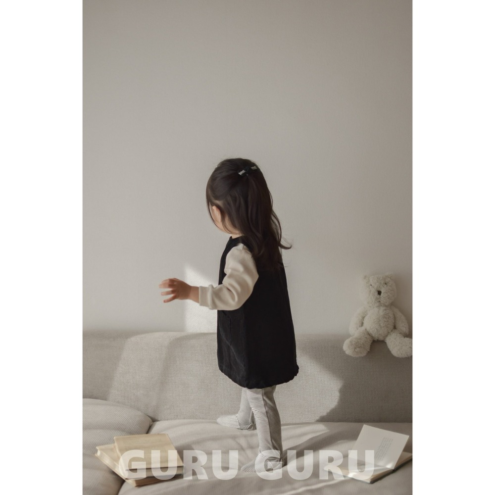 Guruguru 上衣 구루구루 기모라운드티-細節圖3