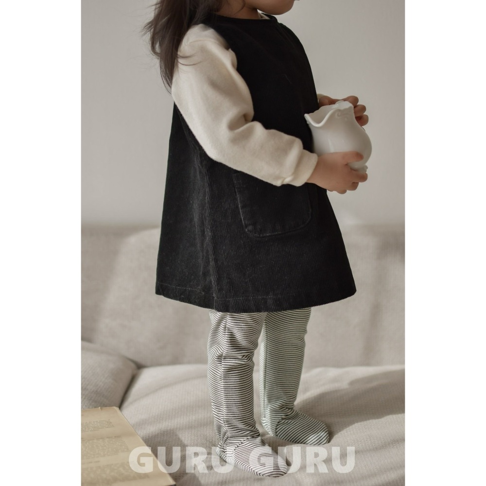 Guruguru 上衣 구루구루 기모라운드티-細節圖4