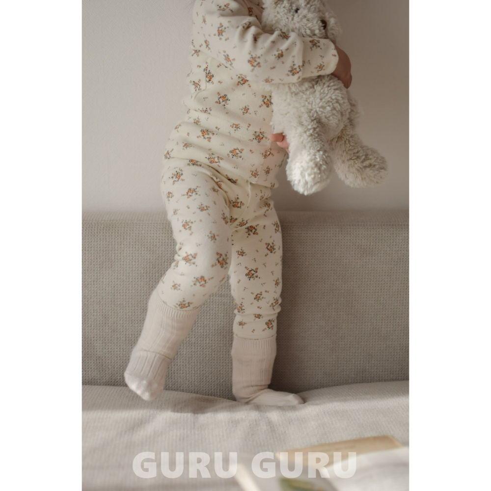 Guruguru 套裝 구루구루 꽃실내복세트-細節圖6