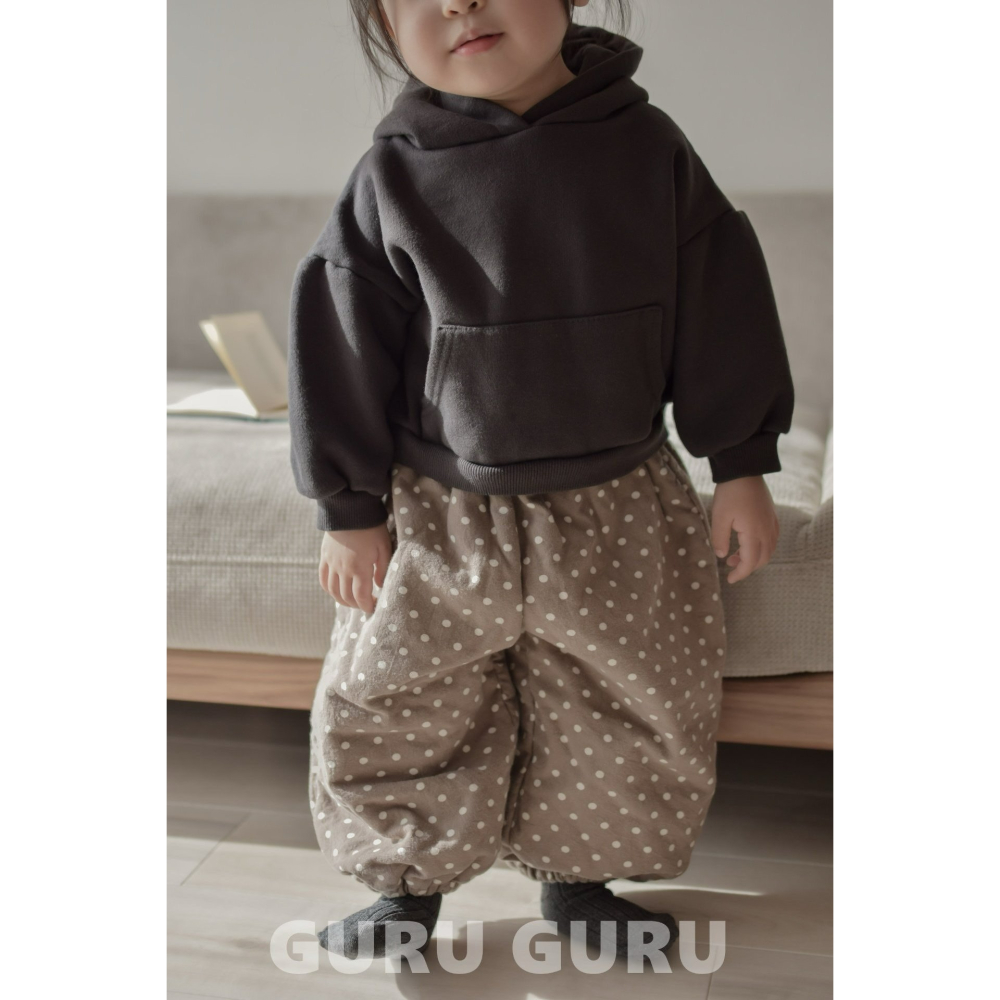 Guruguru 褲子 구루구루 본딩도트쏘세지-細節圖4