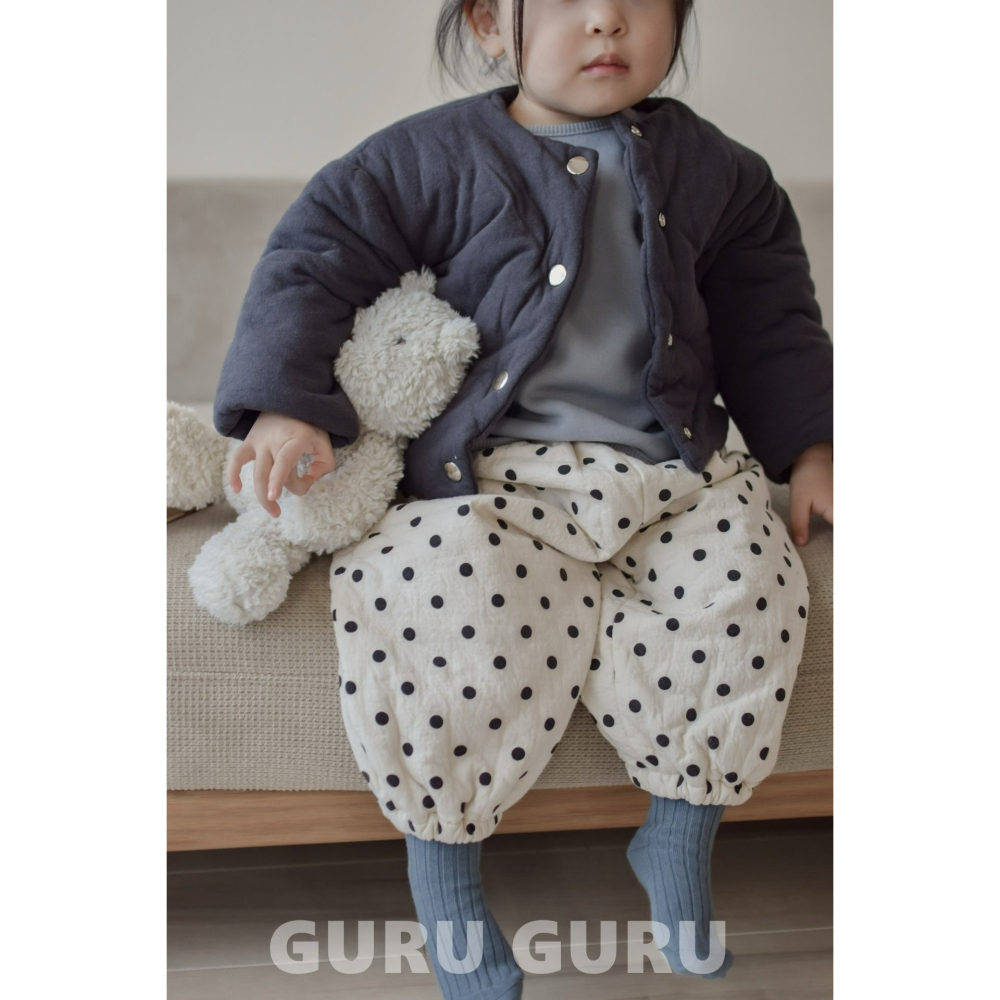 Guruguru 褲子 구루구루 본딩도트쏘세지-細節圖6