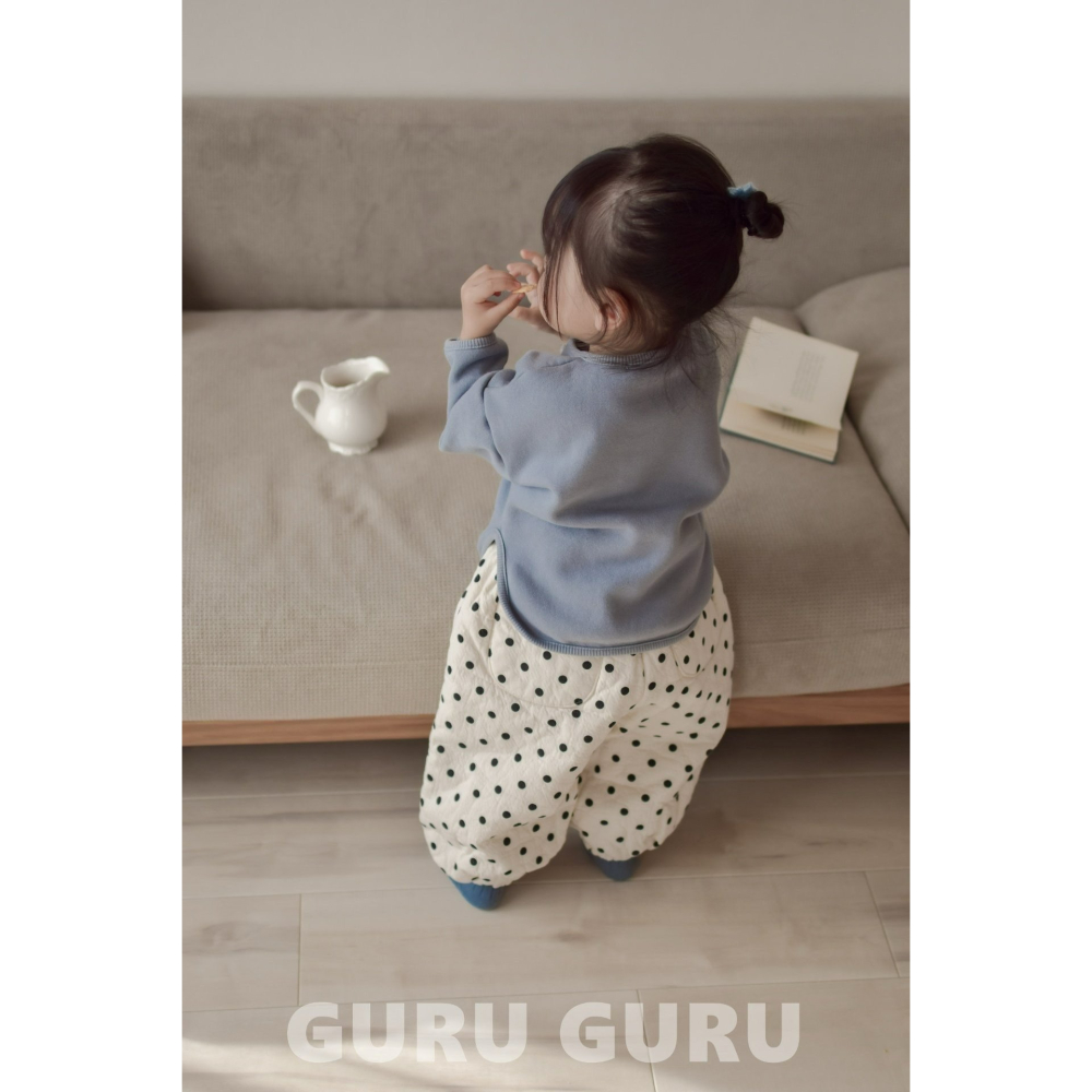 Guruguru 褲子 구루구루 본딩도트쏘세지-細節圖7