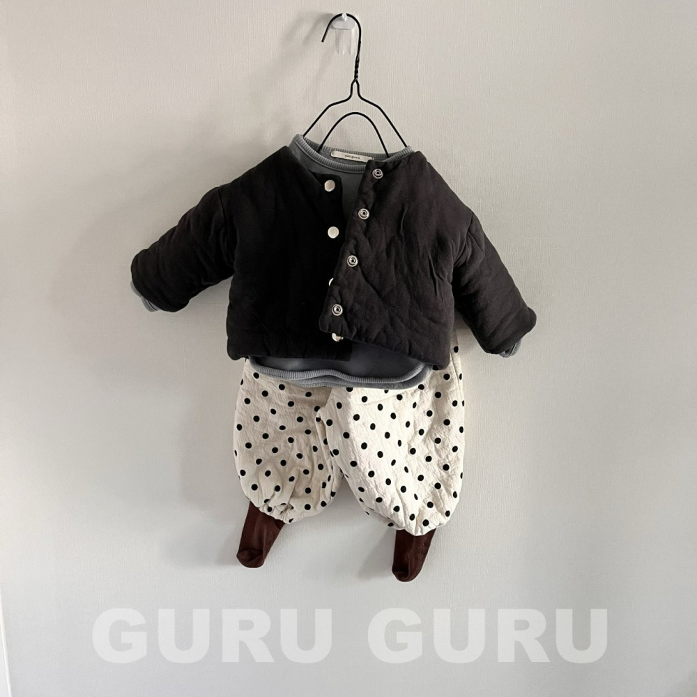 Guruguru 褲子 구루구루 본딩도트쏘세지-細節圖9