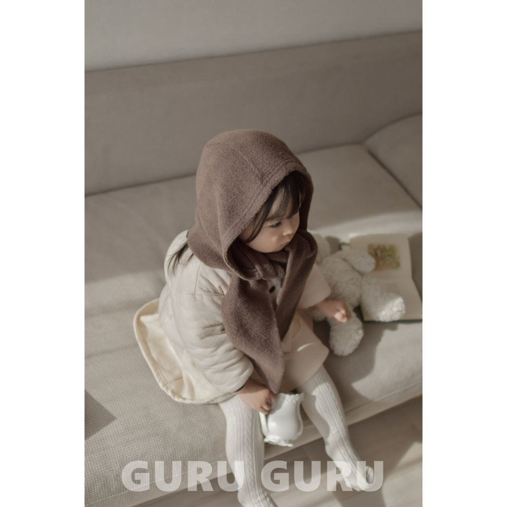 Guruguru 圍巾 구루구루 후드목도리-細節圖2