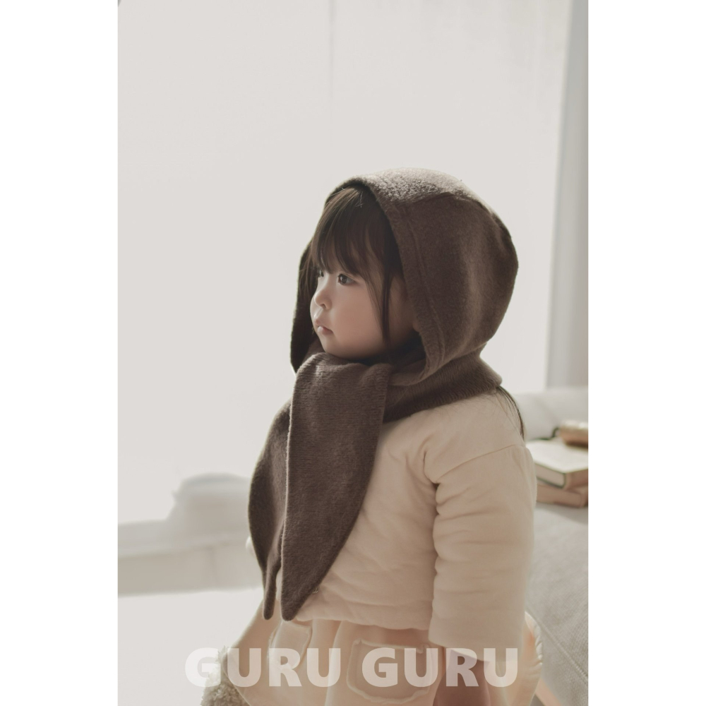 Guruguru 圍巾 구루구루 후드목도리-細節圖4