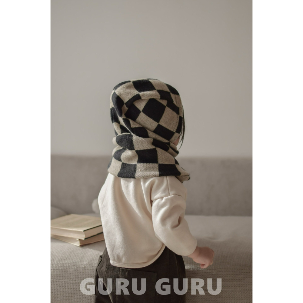 Guruguru 圍巾 구루구루 후드목도리-細節圖5