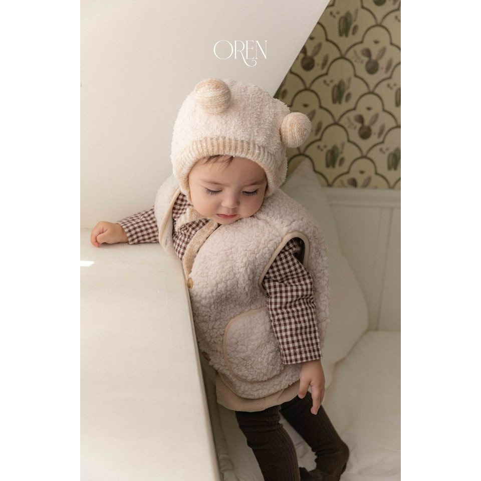 Oren 背心 오렌 베어덤블조끼베베-細節圖3